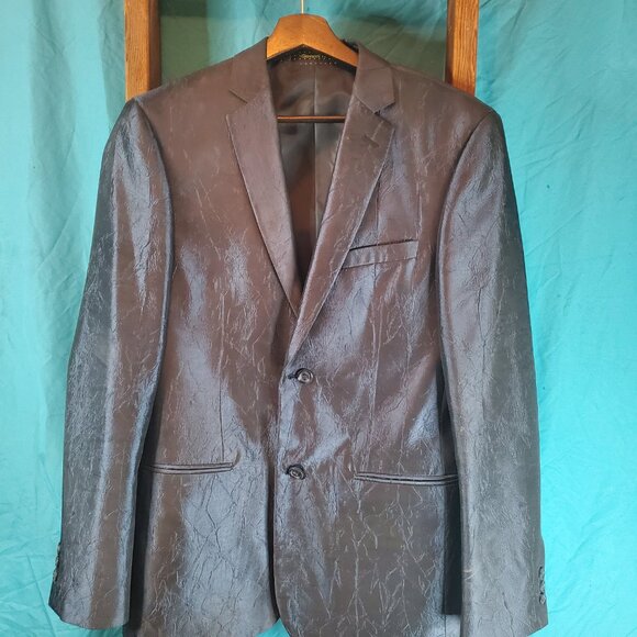 Giovanni Testi Blue Dress Suit Jacket and Pants (38R Jacket/ 32R Pants) - Picture 2 of 11